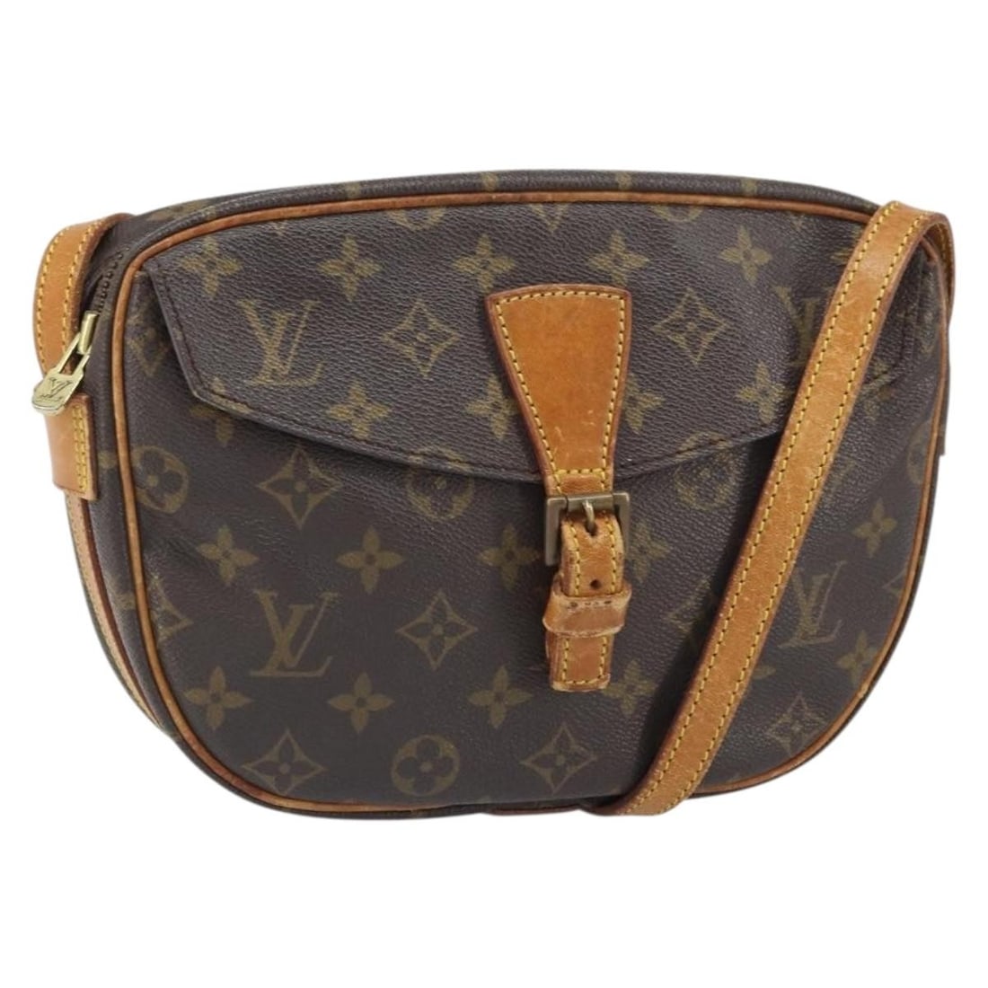 Louis Vuitton Jeune Fille MM Monogram Canvas Shoulder Bag M51226 France: Louis Vuitton Jeune Fille MM Monogram Canvas Shoulder Bag M51226 France This Louis Vuitton Jeune Fille MM shoulder bag features the brand's signature monogram canvas and is designed with a spacious in