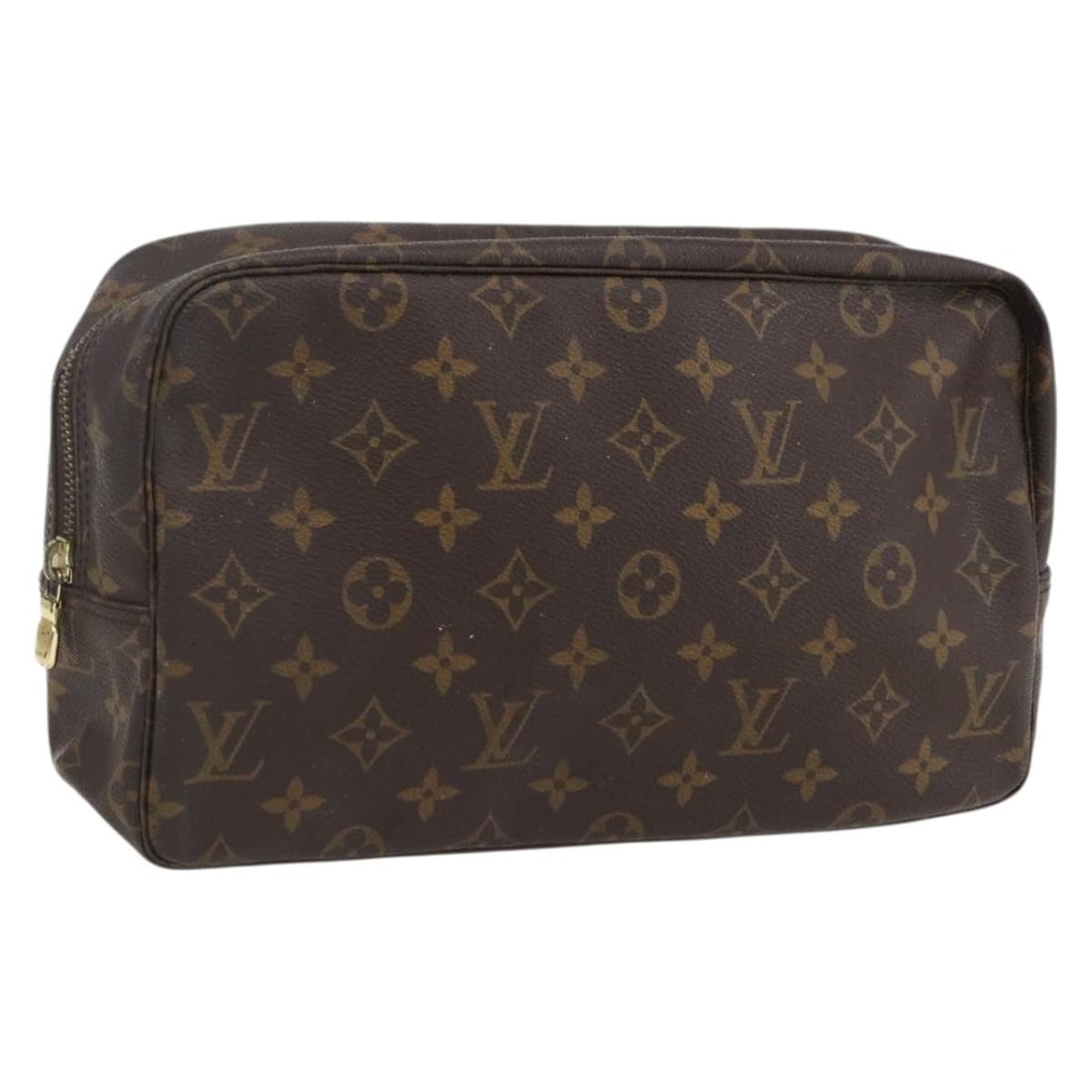 Louis Vuitton Trousse Toilette 28 Monogram Canvas Clutch Bag M47522 France: Louis Vuitton Trousse Toilette 28 Monogram Canvas Clutch Bag M47522 France This Louis Vuitton Monogram Trousse Toilette 28 clutch bag is crafted from signature monogram canvas and was made in France. 