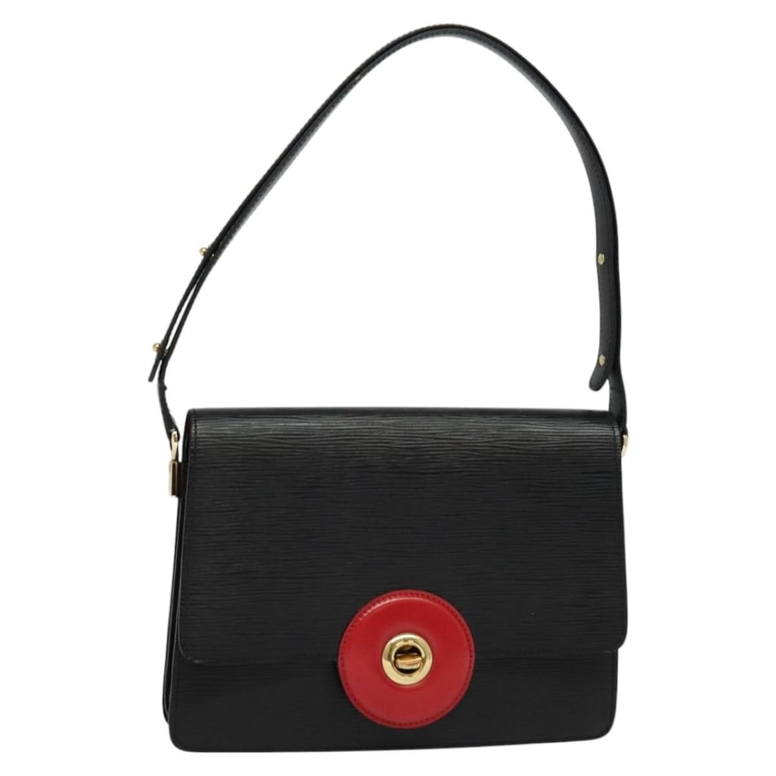 Louis Vuitton Epi Free Run Red Black Shoulder Bag M52417: Louis Vuitton Epi Free Run Red Black Shoulder Bag M52417 This Louis Vuitton Epi Free Run Bicolor Shoulder Bag features a striking red and black Epi leather exterior. Designed for women, it offers a st