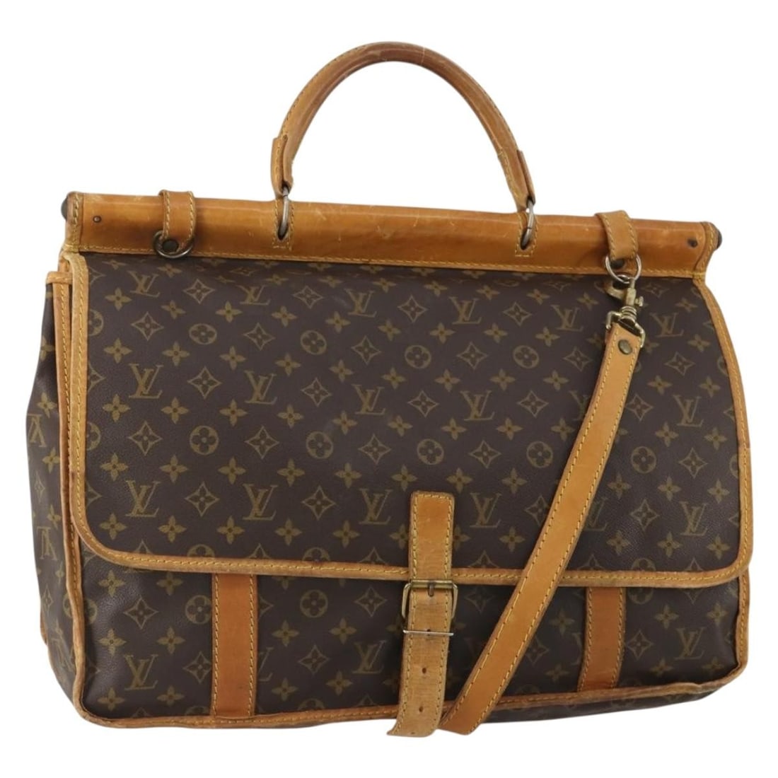 Louis Vuitton Monogram Canvas Sac Kleber Boston Bag M58122 Travel Tote: Louis Vuitton Monogram Canvas Sac Kleber Boston Bag M58122 Travel Tote This Louis Vuitton Monogram Sac Kleber travel bag, model M58122, is crafted from the brand's iconic monogram canvas. Designed in 