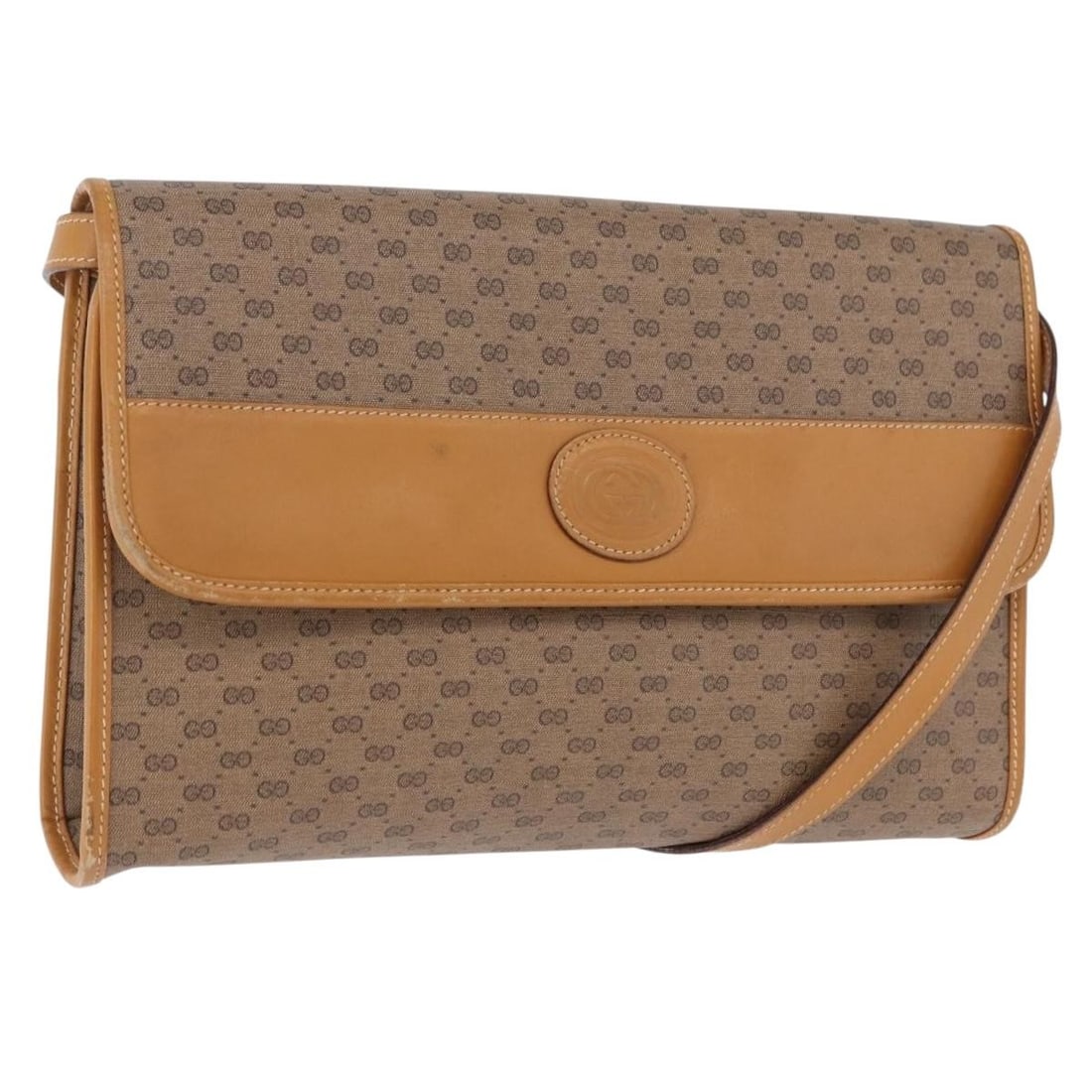 Gucci 004 58 0264 Micro GG Supreme PVC Shoulder Bag Beige Gold: Gucci 004 58 0264 Micro GG Supreme PVC Shoulder Bag Beige Gold This GUCCI Micro GG Supreme shoulder bag is crafted in beige and gold PVC leather with Micro Small GG canvas. It features a shoulder bag 