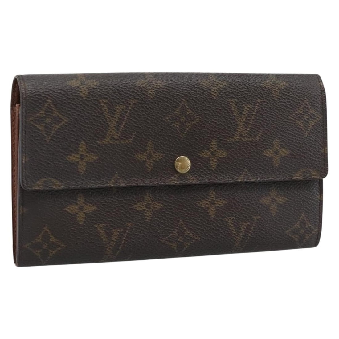 Louis Vuitton M61734 Sarah Long Wallet Monogram Canvas France: Louis Vuitton M61734 Sarah Long Wallet Monogram Canvas France Louis Vuitton Portefeuille Sarah long wallet in Monogram Canvas, made in France. This women's wallet measures approximately 19 cm x 10 cm 