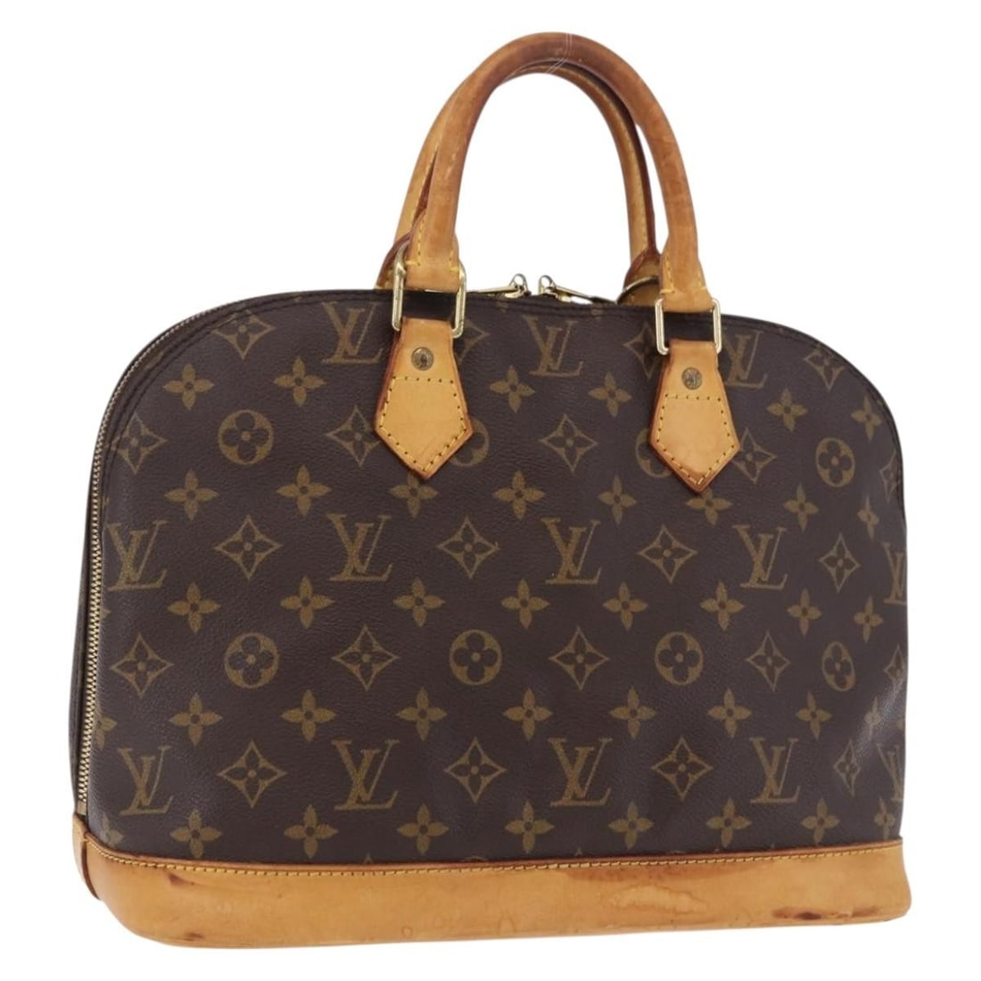 Louis Vuitton M51130 Alma Monogram Canvas Handbag: Louis Vuitton M51130 Alma Monogram Canvas Handbag Louis Vuitton Alma hand bag in Monogram Canvas, made in France. This women's bag is identified by product no. M51130 and serial no. VI0947. It is offe