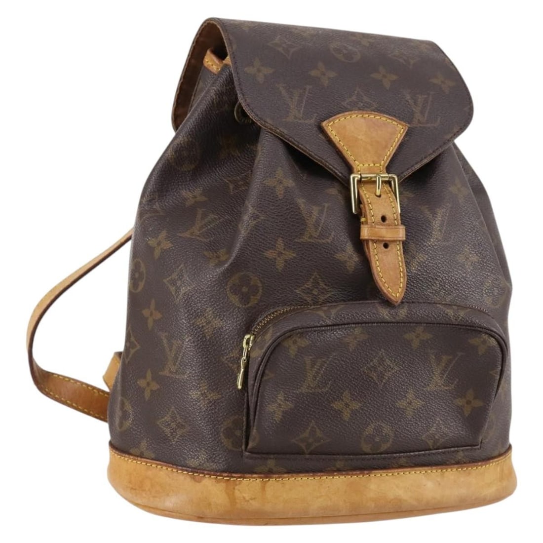 Louis Vuitton M51136 Montsouris MM Monogram Canvas Backpack: Louis Vuitton M51136 Montsouris MM Monogram Canvas Backpack Louis Vuitton Monogram Montsouris MM backpack in monogram canvas, model M51136, made in France. This women's backpack is offered without the