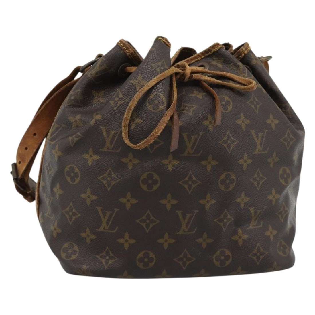 Louis Vuitton M42226 Petit Noe Monogram Canvas Shoulder Bag: Louis Vuitton M42226 Petit Noe Monogram Canvas Shoulder Bag Louis Vuitton Petit Noe shoulder bag in Monogram Canvas, made in France. This women's bag features the classic Monogram colorway and comes w