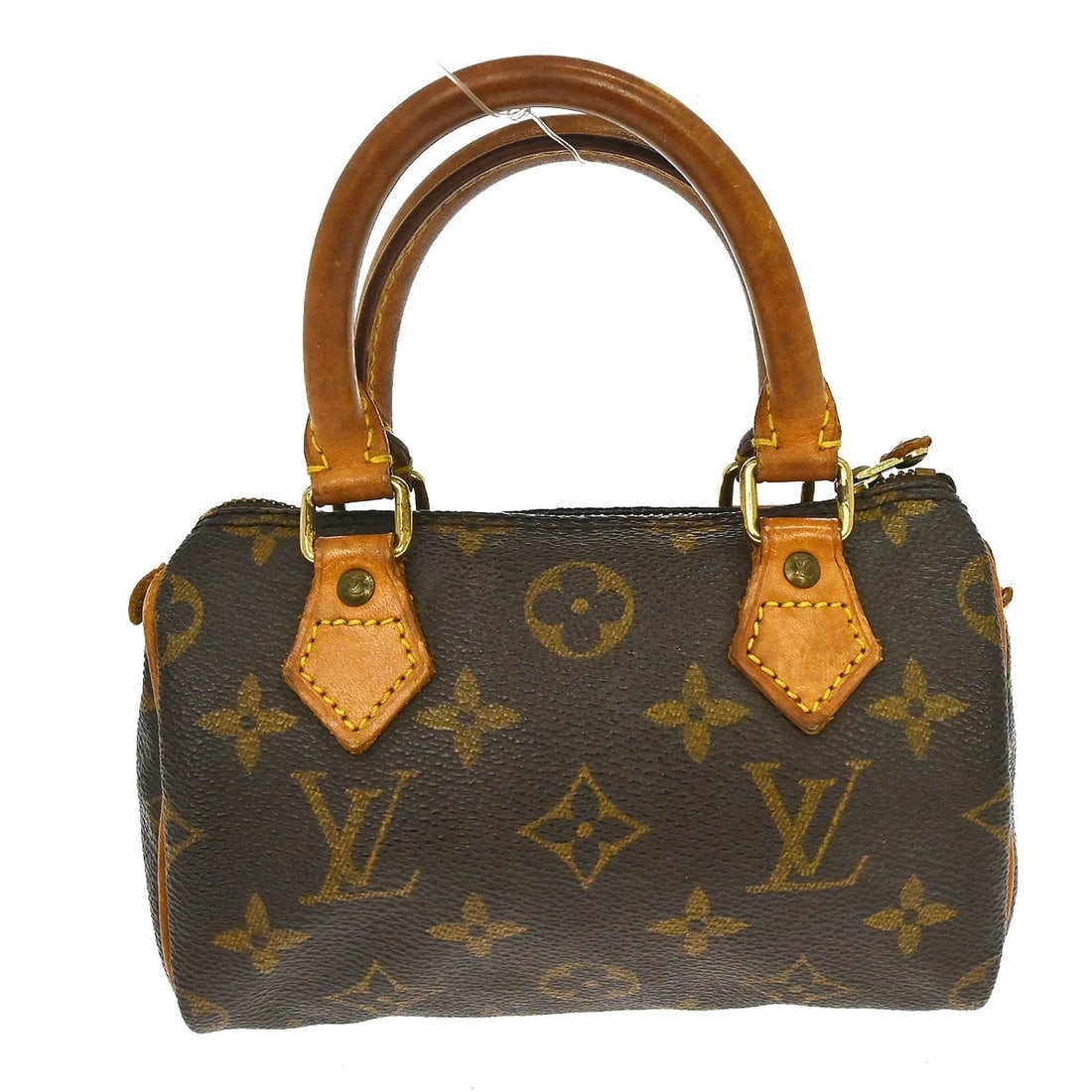 Louis Vuitton Speedy Mini Monogram Canvas Handbag M41534: Louis Vuitton Speedy Mini Monogram Canvas Handbag M41534 Louis Vuitton Mini Speedy handbag in Monogram canvas and leather, made in France and part of the Louis Vuitton Speedy product line. This vintag