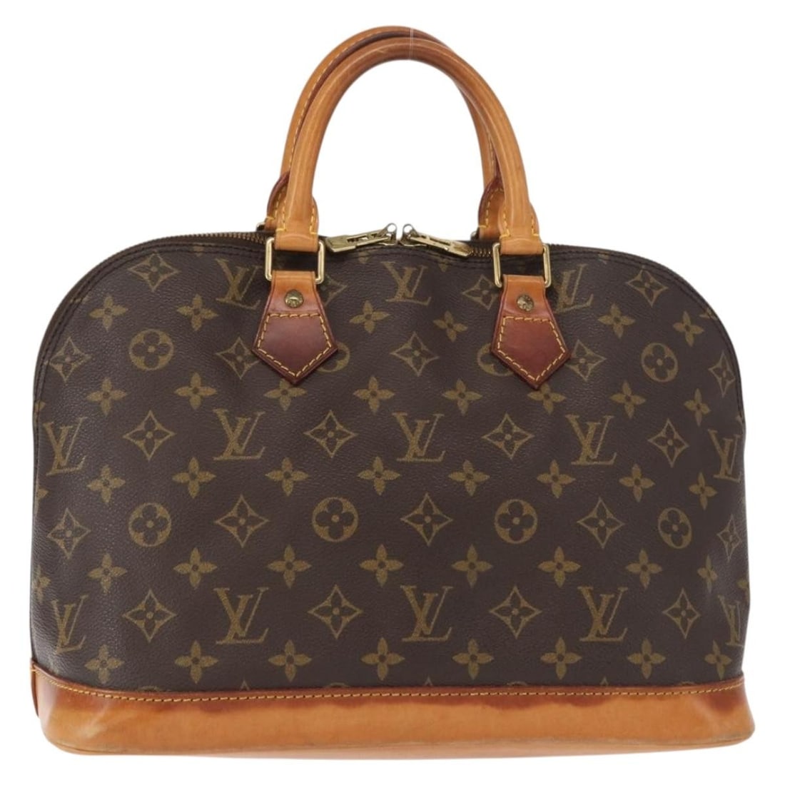 Louis Vuitton M51130 Alma Monogram Canvas Handbag France: Louis Vuitton M51130 Alma Monogram Canvas Handbag France Louis Vuitton Alma handbag in Monogram canvas, made in France. This women's handbag is offered without the original box or dust bag; only the i