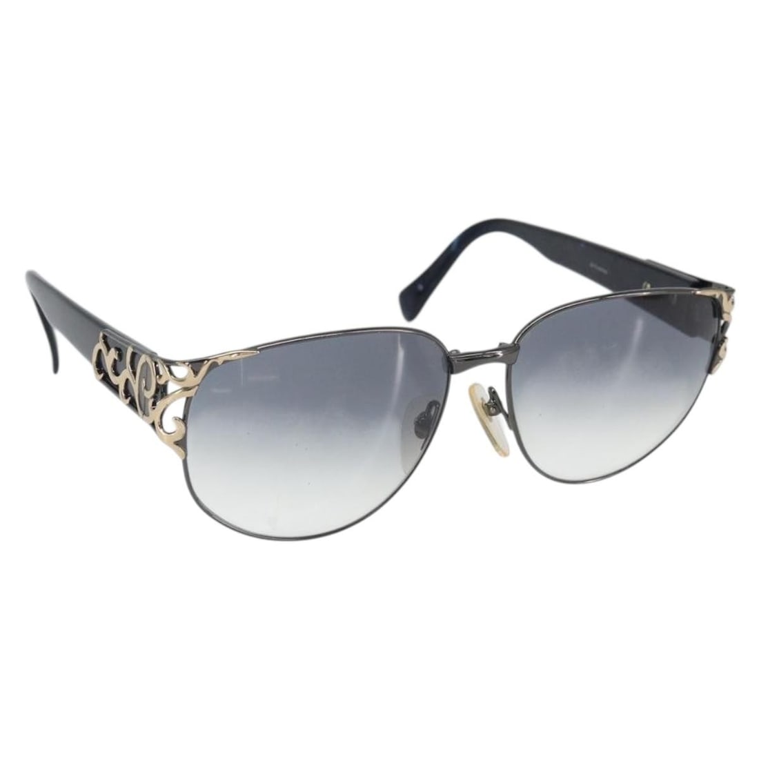 Black Plastic Sunglasses by Saint Laurent Model 37-4703 (1 of 14)