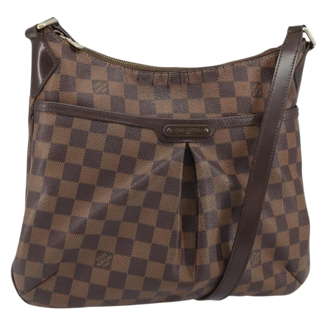 Louis Vuitton Bloomsbury PM Damier Ebene Shoulder Bag N42251: Louis Vuitton Bloomsbury PM Damier Ebene Shoulder Bag N42251 Louis Vuitton Bloomsbury PM shoulder bag in Damier Ebene canvas. Made in France, product no. N42251, serial no. CT0161. The bag is describe