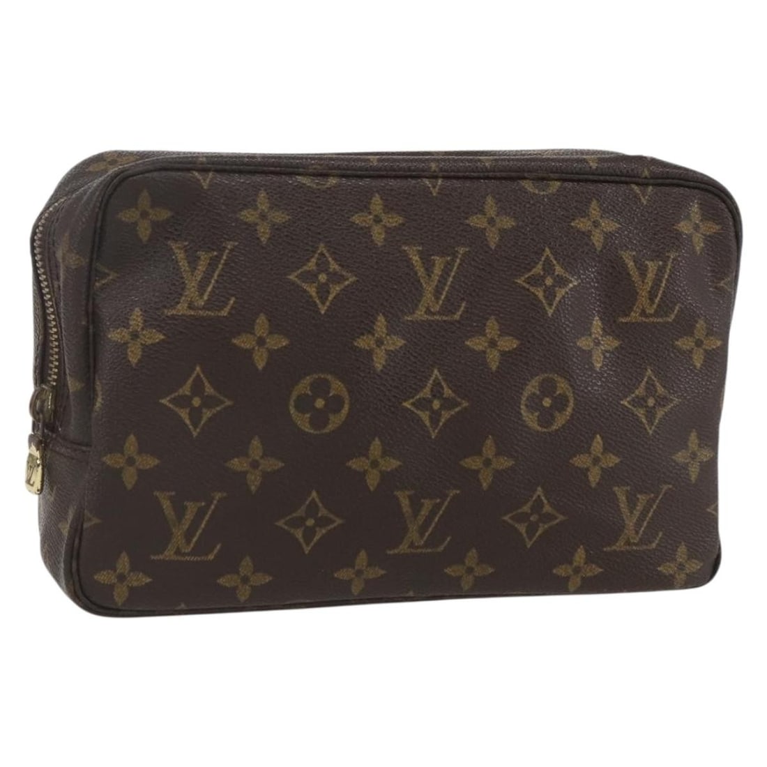 Louis Vuitton Monogram Canvas Trousse Toilette 23 M47524 Clutch Bag: Louis Vuitton Monogram Canvas Trousse Toilette 23 M47524 Clutch Bag This Louis Vuitton Monogram Trousse Toilette 23 clutch bag features the signature monogram canvas with a classic monogram color sche
