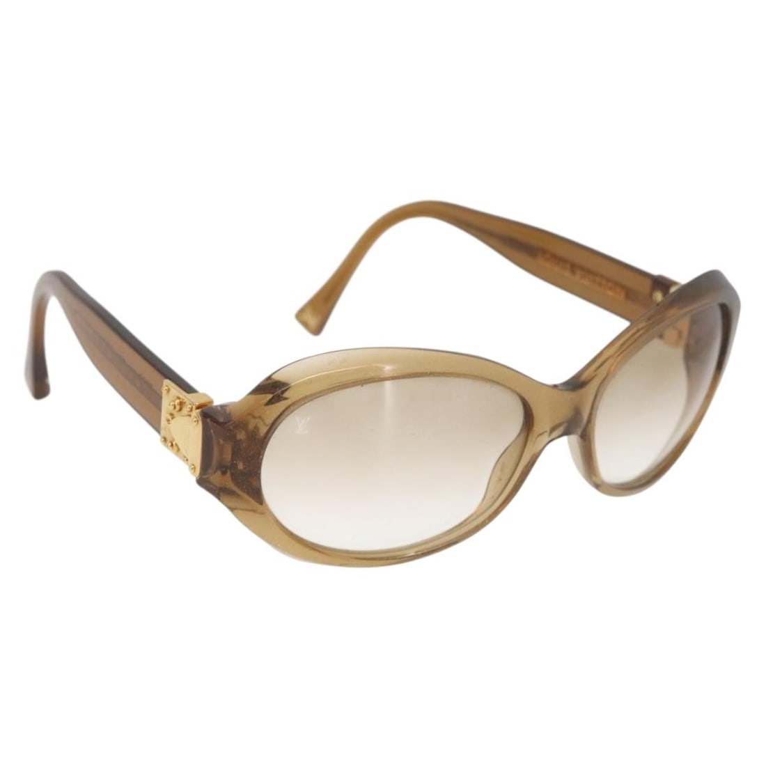 Louis Vuitton Z0094E Brown Plastic Sunglasses with Case: Louis Vuitton Z0094E Brown Plastic Sunglasses with Case Louis Vuitton sunglasses in brown plastic, made in France. The listing includes a sunglass case and identifies the product line as Z0094E. Condi