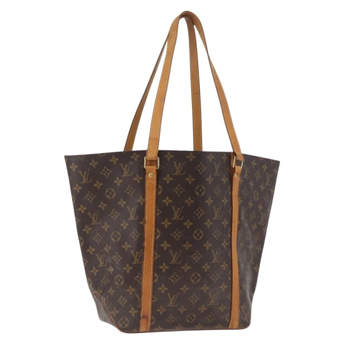 Louis Vuitton M51108 Sac Shopping Monogram Canvas Tote: Louis Vuitton M51108 Sac Shopping Monogram Canvas Tote Louis Vuitton Monogram Sac Shopping Tote Bag, style M51108, made in France from Monogram Canvas. This women's tote features the classic Monogram 