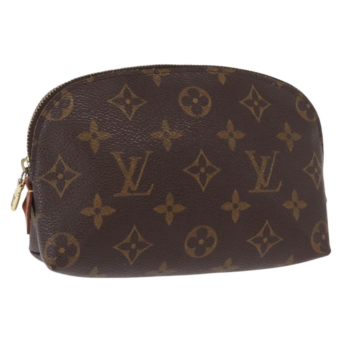 Louis Vuitton Pochette Cosmetic PM Monogram Canvas Pouch M43998: Louis Vuitton Pochette Cosmetic PM Monogram Canvas Pouch M43998 This Louis Vuitton Monogram Pochette Cosmetic PM Pouch is crafted from signature monogram canvas and was made in Spain. The pouch featur