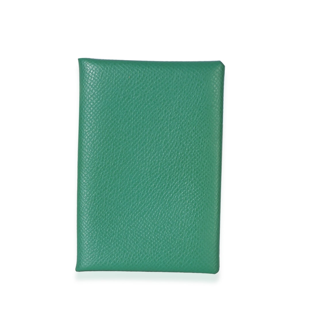 Hermes Calvi Card Holder Green Epsom Leather Snap Wallet: Hermes Calvi Card Holder Green Epsom Leather Snap Wallet This Hermes Calvi card holder is crafted from Vert Vertigo Epsom leather and features a sleek snap closure. Designed for unisex use, it comes i