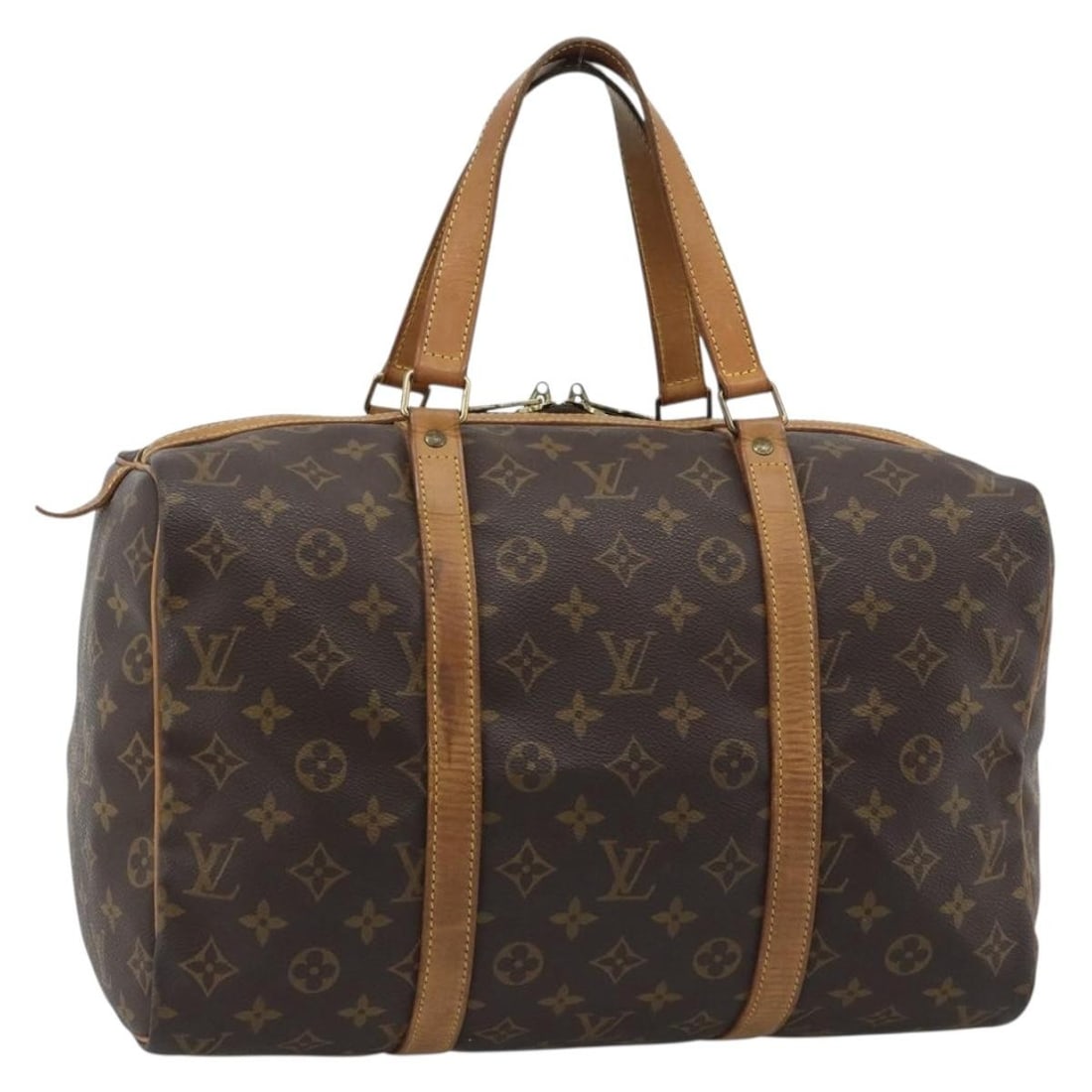 Louis Vuitton M41626 Sac Souple 35 Monogram Canvas Boston Bag: Louis Vuitton M41626 Sac Souple 35 Monogram Canvas Boston Bag Louis Vuitton Monogram Sac Souple 35 Boston Bag in Monogram Canvas, made in France. This women's Boston bag measures approximately 35 cm W
