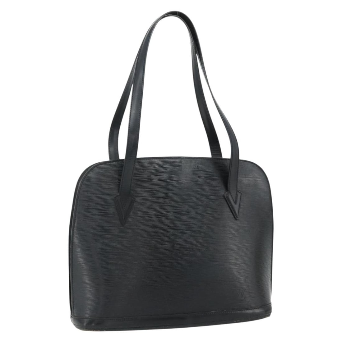 Louis Vuitton M52282 Lussac Black Epi Leather Shoulder Bag: Louis Vuitton M52282 Lussac Black Epi Leather Shoulder Bag Louis Vuitton Epi Lussac shoulder bag in black Epi leather. This shoulder bag is made in France and features product number M52282. The item 