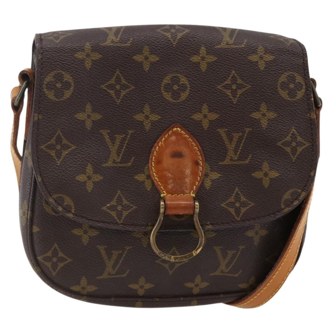 Louis Vuitton M51243 Saint Cloud MM Monogram Canvas Shoulder Bag: Louis Vuitton M51243 Saint Cloud MM Monogram Canvas Shoulder Bag Louis Vuitton Saint Cloud MM shoulder bag in Monogram Canvas, presented in Monogram color. This pre-owned bag is made in France and is 