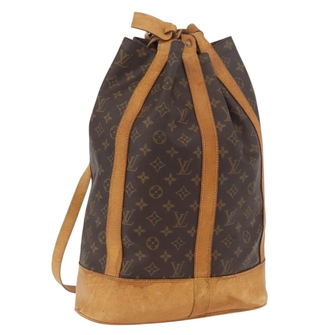Louis Vuitton M42244 Randonnee GM Monogram Canvas Shoulder Bag: Louis Vuitton M42244 Randonnee GM Monogram Canvas Shoulder Bag A Louis Vuitton Monogram Randonnee GM shoulder bag in Monogram Canvas, made in France. It comes with a name tag and pouch. The bag shows 