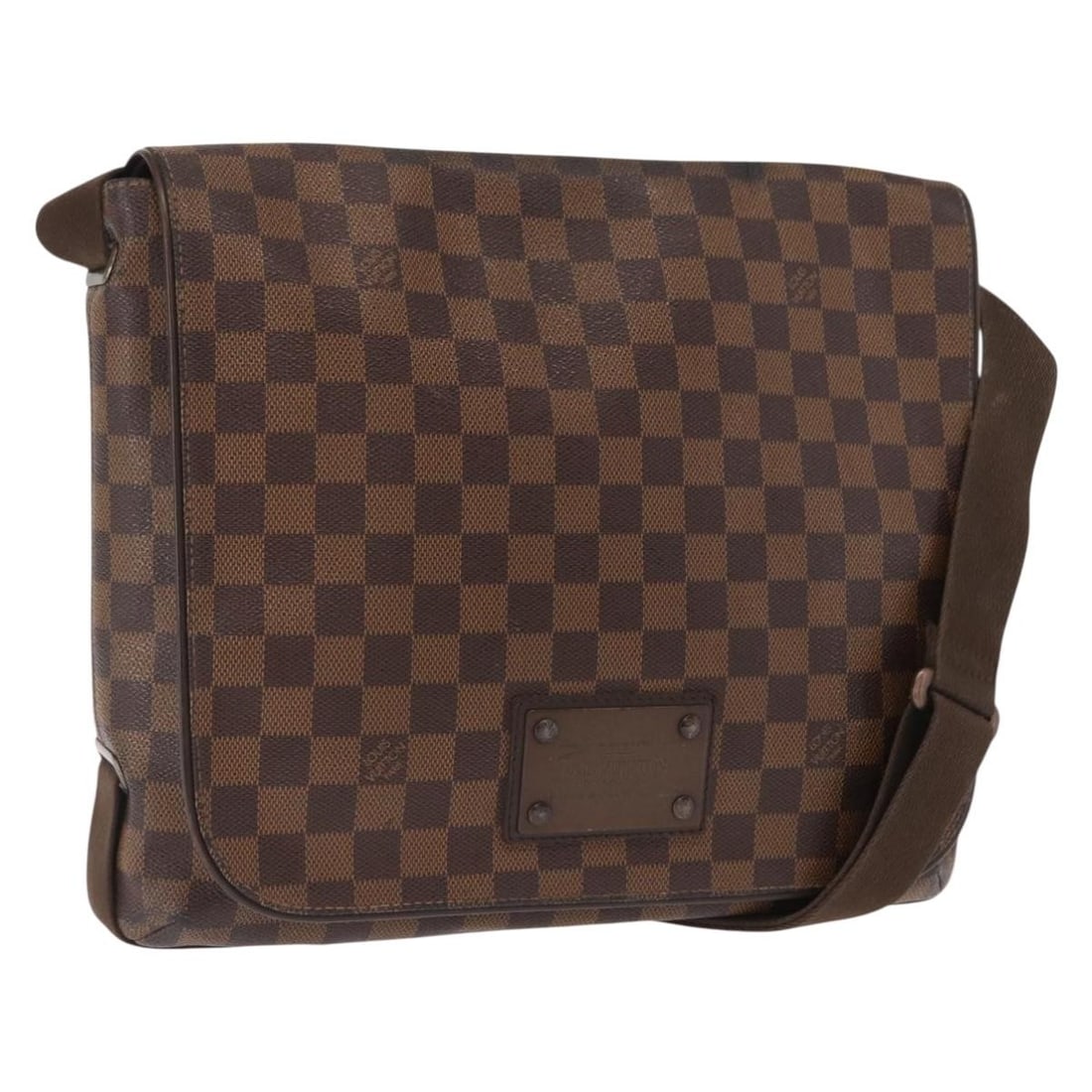 Louis Vuitton Brooklyn MM Damier Ebene Canvas Shoulder Bag N51211: Louis Vuitton Brooklyn MM Damier Ebene Canvas Shoulder Bag N51211 Louis Vuitton Damier Ebene Brooklyn MM shoulder bag in Damier Ebene canvas, made in France. The bag measures approximately 34 cm W x 2