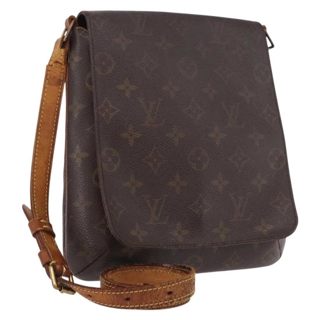 Louis Vuitton M51387 Musette Salsa Monogram Canvas Shoulder Bag: Louis Vuitton M51387 Musette Salsa Monogram Canvas Shoulder Bag Louis Vuitton Monogram Musette Salsa Long Shoulder Bag, made in Spain from Monogram Canvas. It features the Monogram colorway and measur