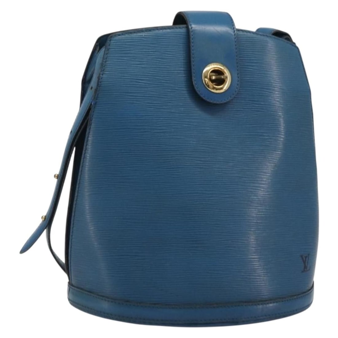 Louis Vuitton Cluny M52255 Blue Epi Leather Shoulder Bag: Louis Vuitton Cluny M52255 Blue Epi Leather Shoulder Bag Louis Vuitton Epi Cluny shoulder bag in blue Epi leather, made in France. The bag measures approximately 26 cm x 30 cm x 17 cm (10.2 x 11.8 x 6