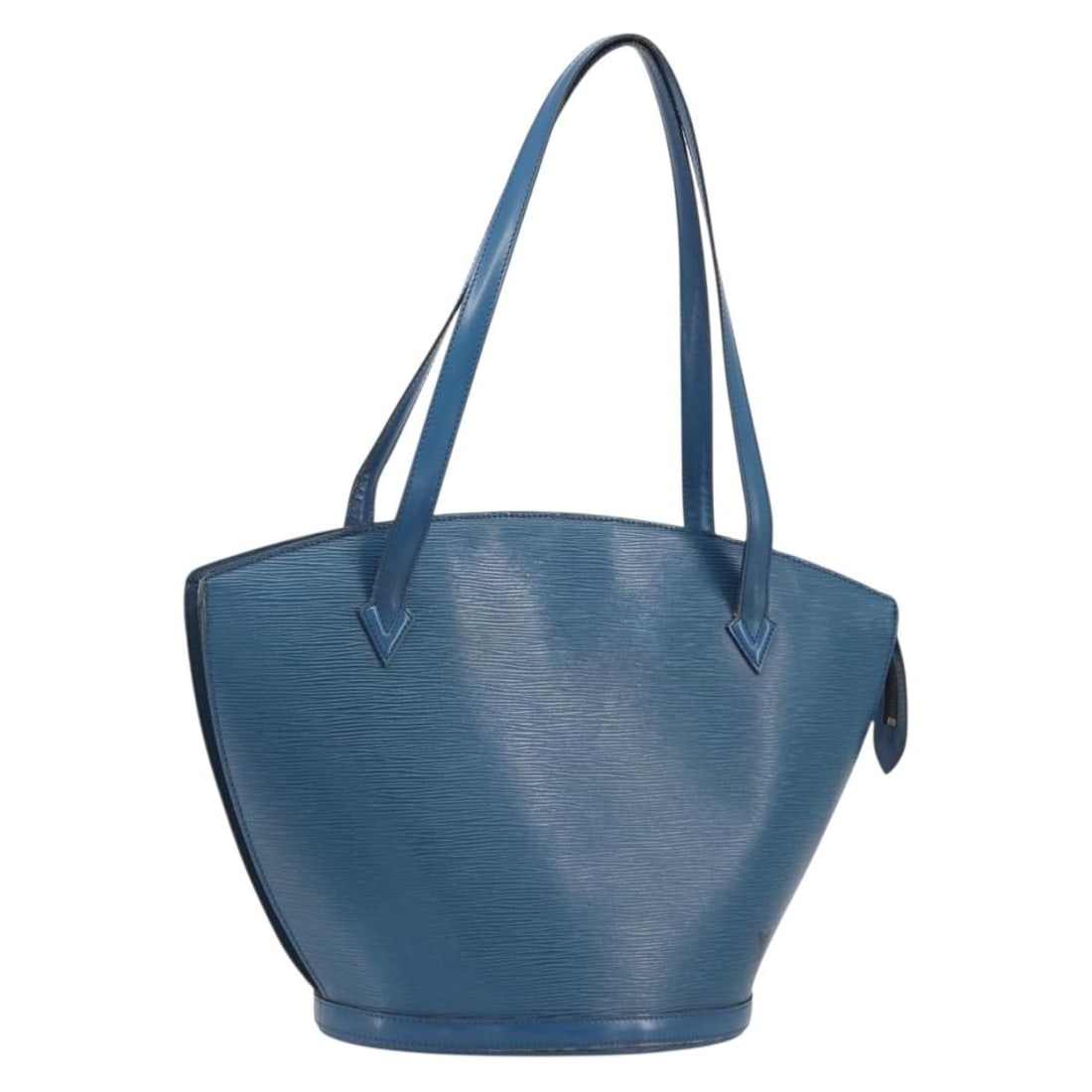 Louis Vuitton M52275 Saint Jacques Epi Blue Shoulder Bag: Louis Vuitton M52275 Saint Jacques Epi Blue Shoulder Bag Louis Vuitton Epi Saint Jacques Shopping Shoulder Bag in blue, made in France. This women's shoulder bag is identified by product no. M52275 an