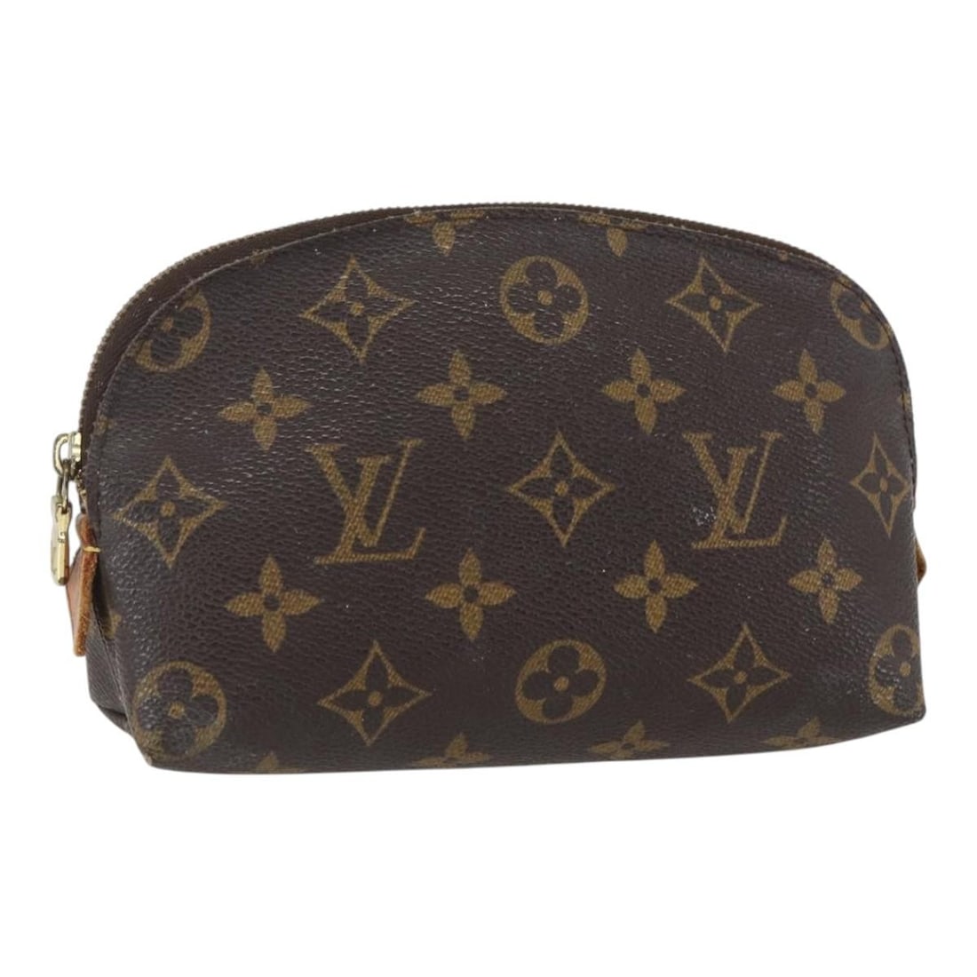Louis Vuitton Monogram Pochette Cosmetic Pouch M43998 Auth Spain: Louis Vuitton Monogram Pochette Cosmetic Pouch M43998 Auth Spain Elevate your accessory collection with this authentic Louis Vuitton Monogram Pochette Cosmetic PM Pouch. Crafted in Spain from durable 