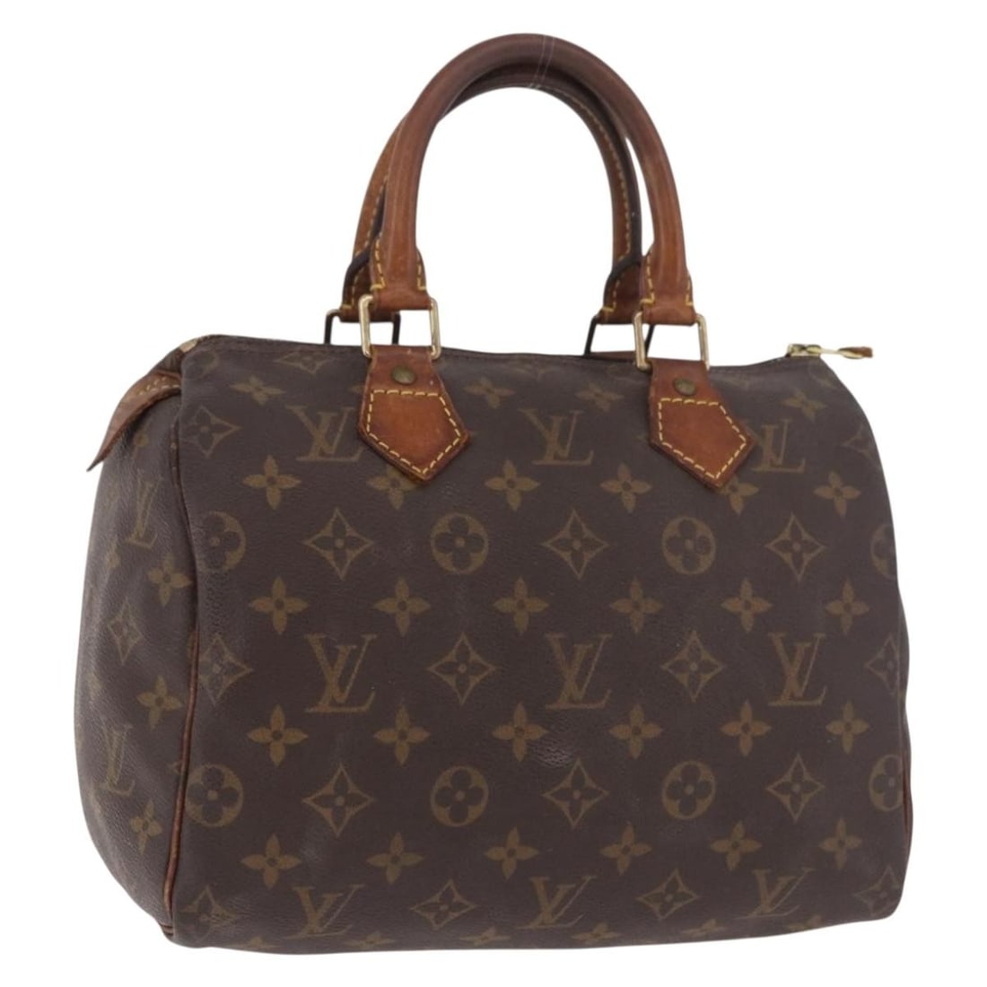 Louis Vuitton M41528 Speedy 25 Monogram Canvas Handbag France: Louis Vuitton M41528 Speedy 25 Monogram Canvas Handbag France Louis Vuitton Speedy 25 hand bag in Monogram Canvas, made in France. The bag is identified by product no. M41528 and serial no. SP0974. It
