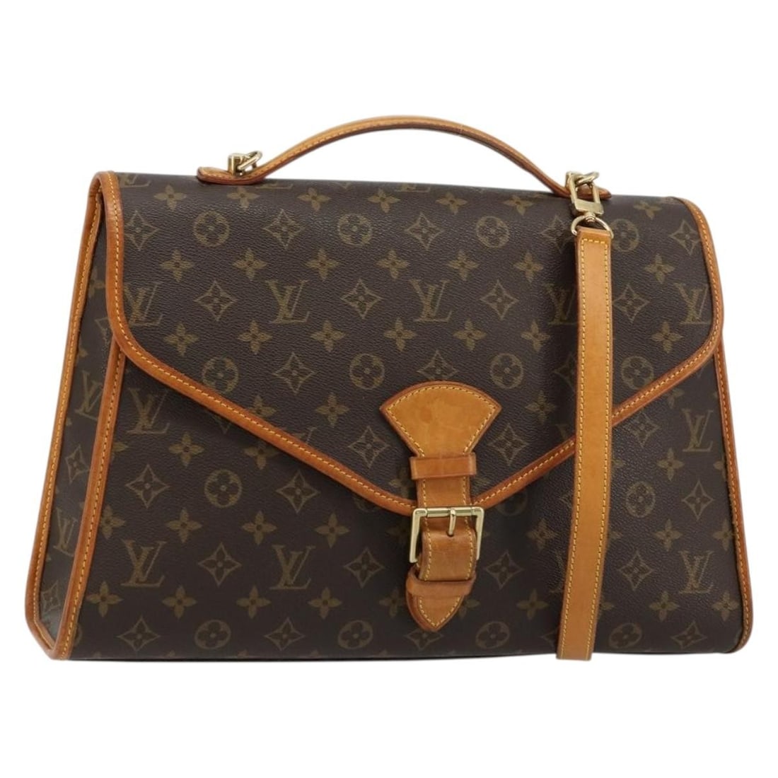 Louis Vuitton M51121 Beverly Monogram Canvas Handbag with Shoulder Strap: Louis Vuitton M51121 Beverly Monogram Canvas Handbag with Shoulder Strap Louis Vuitton Beverly Hand Bag in Monogram canvas with a monogram colorway. This hand bag includes a shoulder strap and was mad
