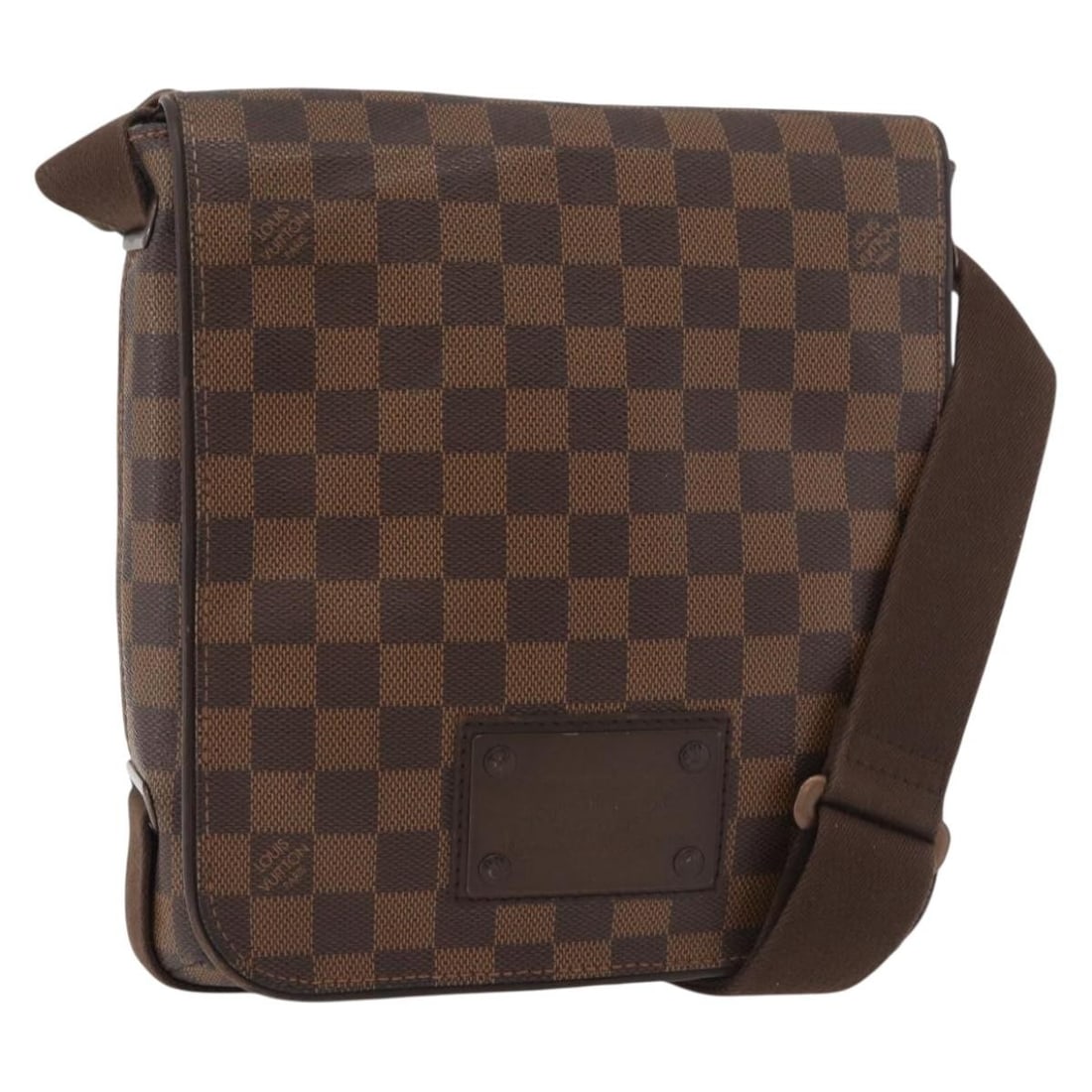 Louis Vuitton Brooklyn PM Damier Ebene Canvas Shoulder Bag N51210: Louis Vuitton Brooklyn PM Damier Ebene Canvas Shoulder Bag N51210 Louis Vuitton Damier Ebene Brooklyn PM shoulder bag in Damier Ebene canvas, made in France. The bag measures approximately W22 x H23 x