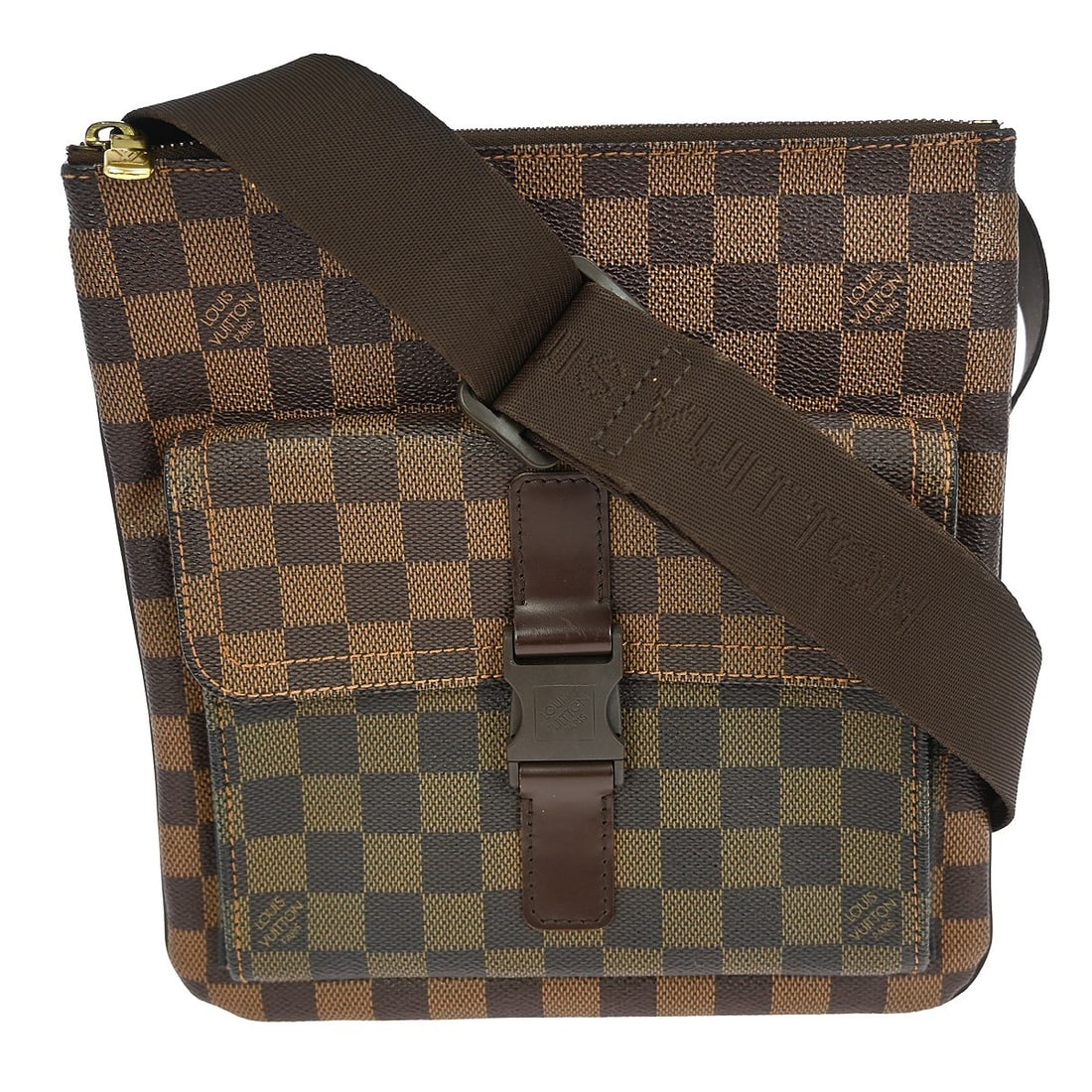 Louis Vuitton Pochette Melville Damier Ebene Crossbody Bag N51127 (1 of 12)