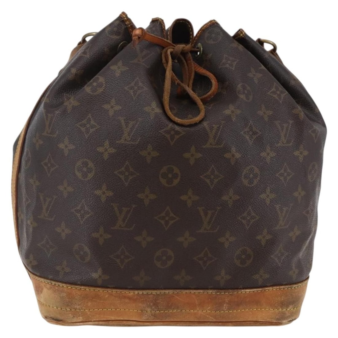 LOUIS VUITTON Monogram Noe Shoulder Bag M42224 Authentic France: LOUIS VUITTON Monogram Noe Shoulder Bag M42224 Authentic France The LOUIS VUITTON Monogram Noe Shoulder Bag is a stylish accessory made from iconic Monogram Canvas. This bag boasts a spacious interior
