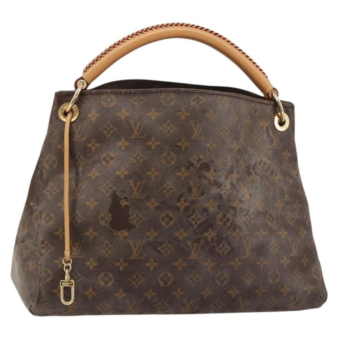 Louis Vuitton Artsy MM Monogram Canvas Shoulder Bag M40249: Louis Vuitton Artsy MM Monogram Canvas Shoulder Bag M40249 A Louis Vuitton Artsy MM shoulder bag in Monogram Canvas, presented in the Monogram colorway. It is made in Spain and identified by product n