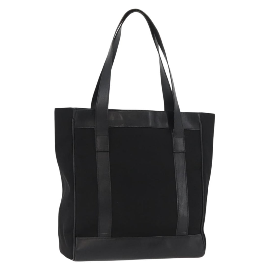 Black Gucci canvas tote 002 1705 0405 Italy women: Black Gucci canvas tote 002 1705 0405 Italy women This Gucci tote bag features a black canvas exterior and is designed for women. The bag measures approximately 27 cm in width, 28 cm in height, and 9 