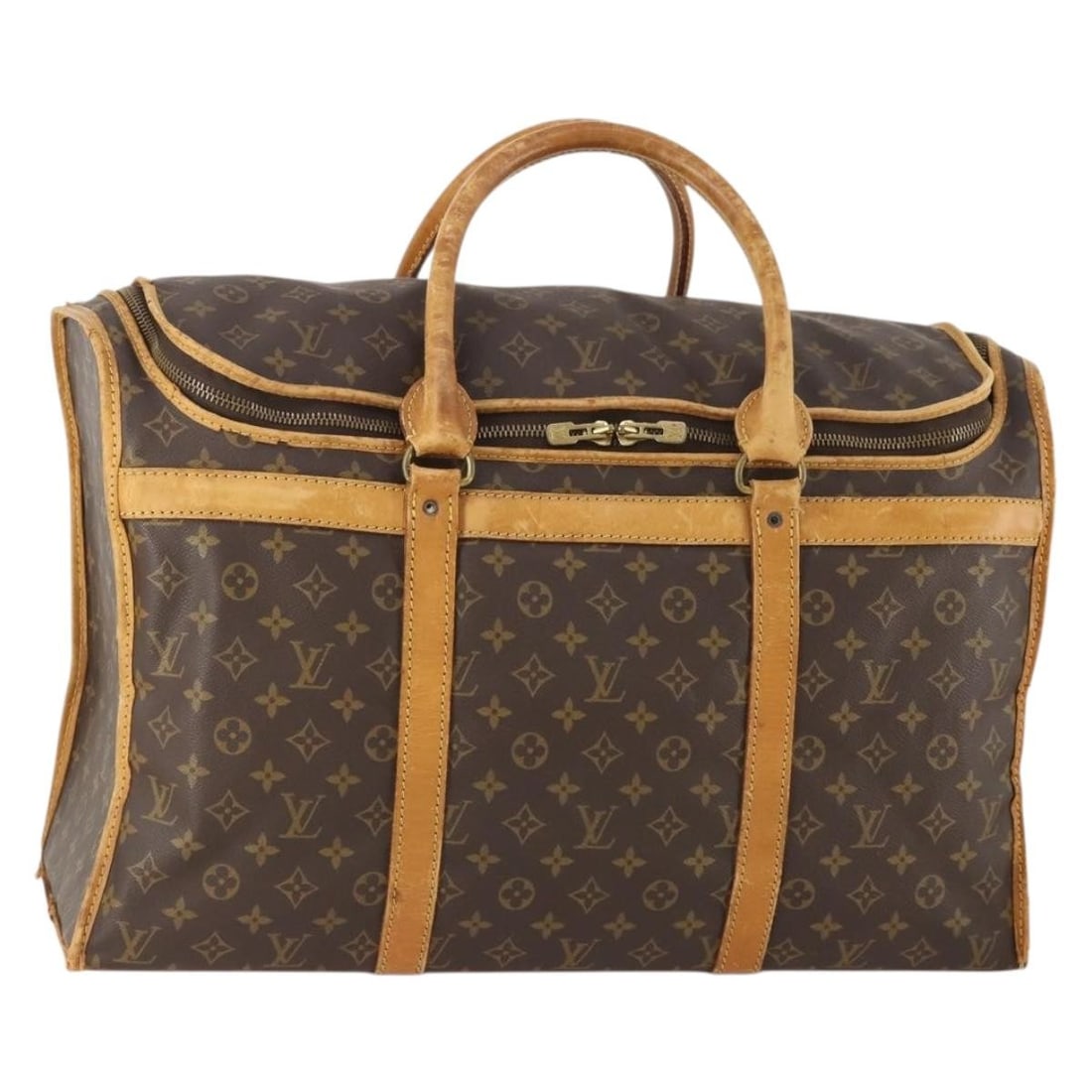 Louis Vuitton M41922 Sac Chasseur 55 Monogram Canvas Boston Bag: Louis Vuitton M41922 Sac Chasseur 55 Monogram Canvas Boston Bag Louis Vuitton Monogram Sac Chasseur 55 Boston bag in monogram canvas, made in France. This women's travel bag is offered without the ori