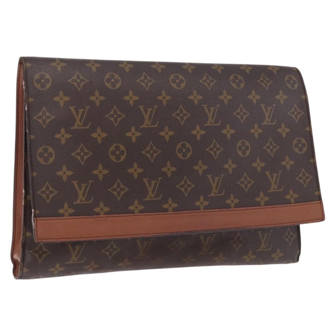 Louis Vuitton M51801 Monogram Canvas Envelope Clutch Bag: Louis Vuitton M51801 Monogram Canvas Envelope Clutch Bag Louis Vuitton Monogram Porte Envelope Clutch Bag in Monogram Canvas, made in France. This clutch bag features the classic Monogram color and is