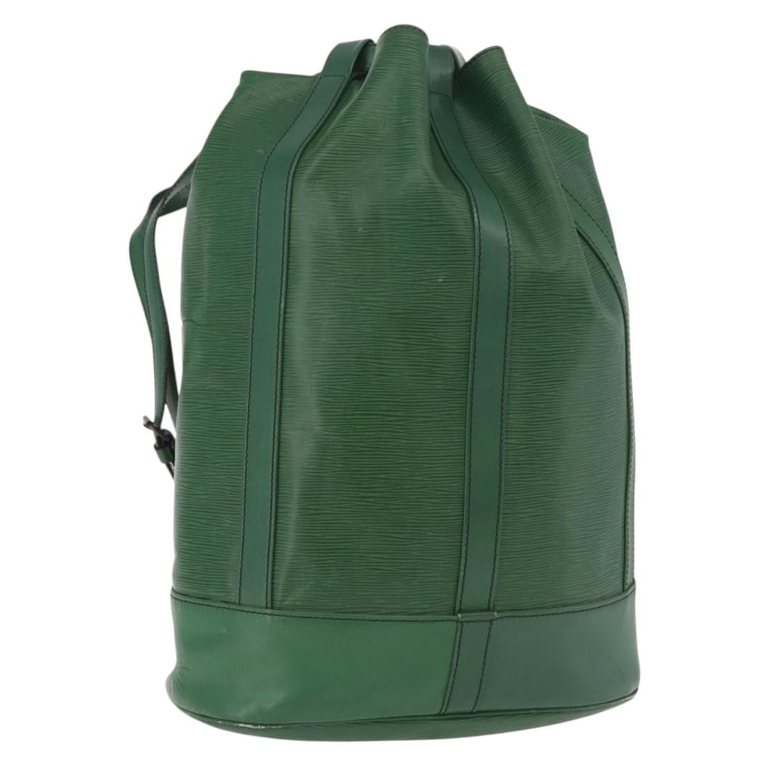 Louis Vuitton M43084 Randonnee GM Green Epi Leather Shoulder Bag: Louis Vuitton M43084 Randonnee GM Green Epi Leather Shoulder Bag Louis Vuitton Epi Randonnee GM shoulder bag in green Epi leather, made in France. This women's bag comes with a name tag accessory and 