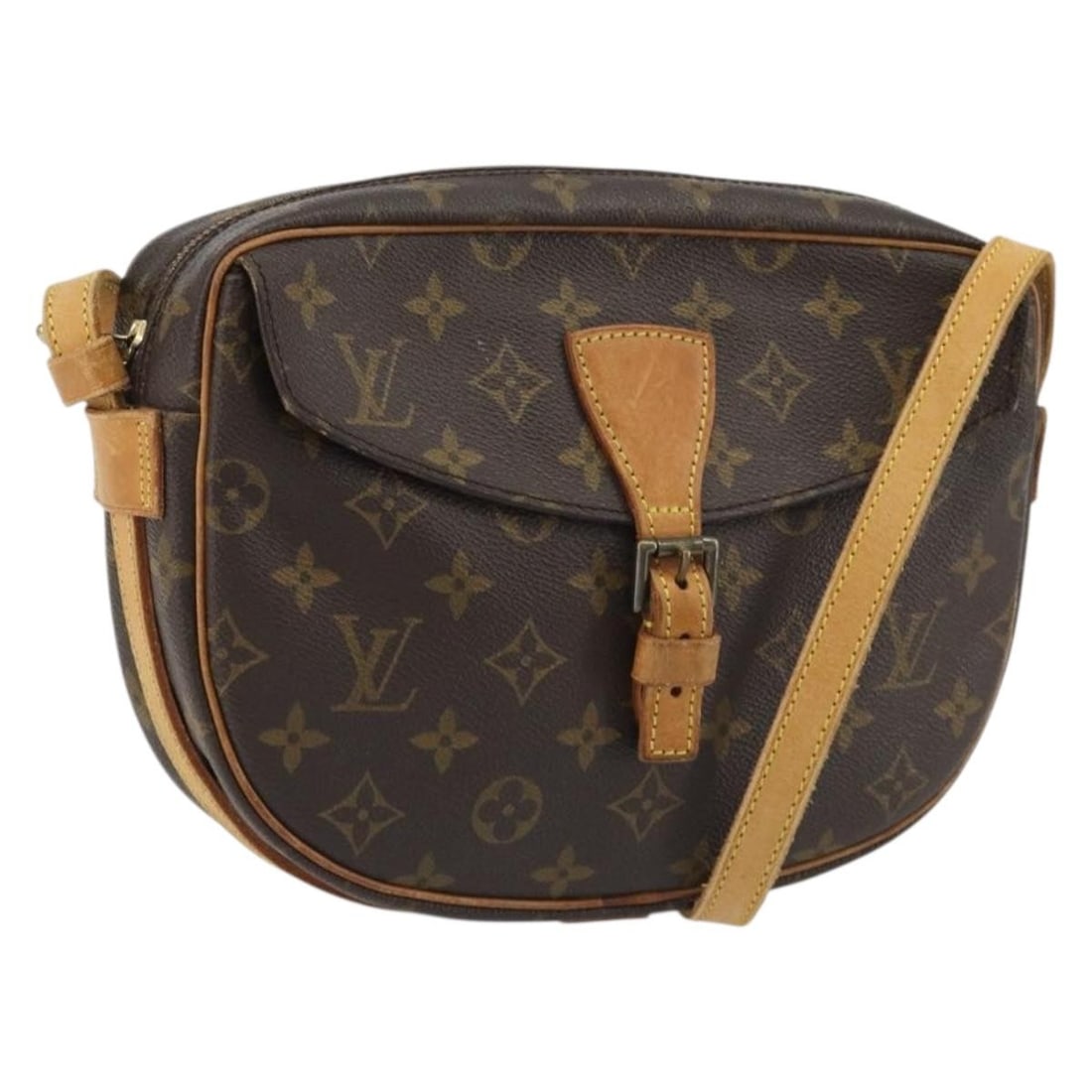 Louis Vuitton Jeune Fille MM Monogram Canvas Shoulder Bag M51226: Louis Vuitton Jeune Fille MM Monogram Canvas Shoulder Bag M51226 Louis Vuitton Jeune Fille MM shoulder bag in Monogram Canvas, made in France. The bag features the classic Monogram color and comes in 