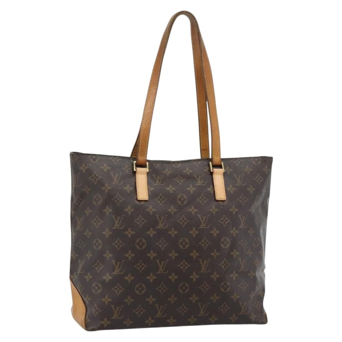 Louis Vuitton M51151 Cabas Mezzo Monogram Canvas Tote: Louis Vuitton M51151 Cabas Mezzo Monogram Canvas Tote Louis Vuitton Monogram Cabas Mezzo Tote Bag, style M51151, made in France. It is crafted from Monogram Canvas in the Monogram colorway. The bag me