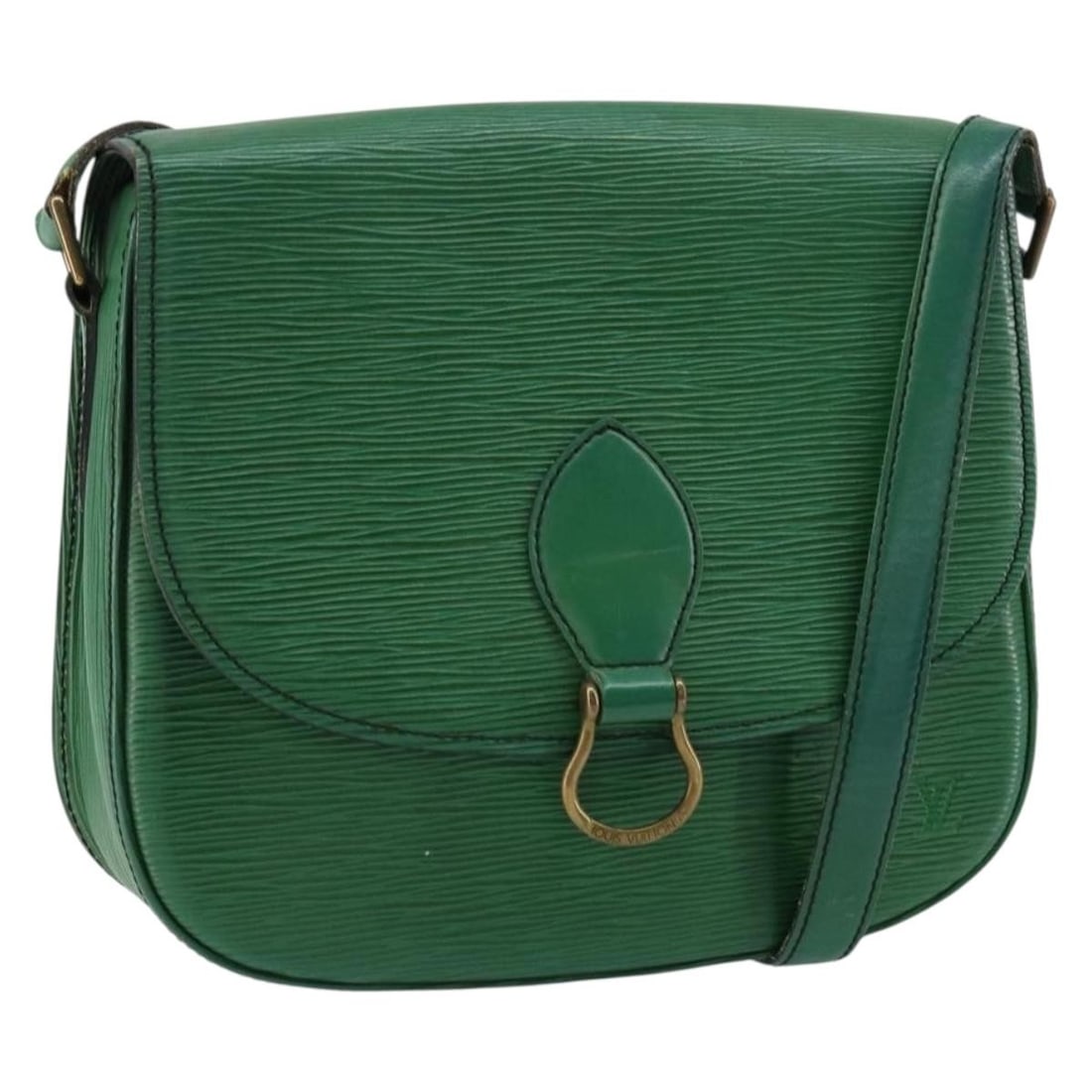 LOUIS VUITTON Epi Saint Cloud GM Green Shoulder Bag M52194 Auth: LOUIS VUITTON Epi Saint Cloud GM Green Shoulder Bag M52194 Auth This LOUIS VUITTON Epi Saint Cloud GM Shoulder Bag in a vibrant green is a stylish accessory for any occasion. Crafted from durable Epi 