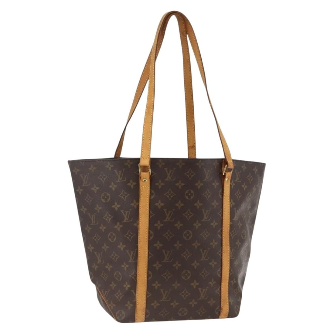 Louis Vuitton M51108 Monogram Canvas Sac Shopping Women's Tote France: Louis Vuitton M51108 Monogram Canvas Sac Shopping Women's Tote France This Louis Vuitton Monogram Sac Shopping Tote Bag (model M51108) features the signature monogram canvas exterior and is designed f