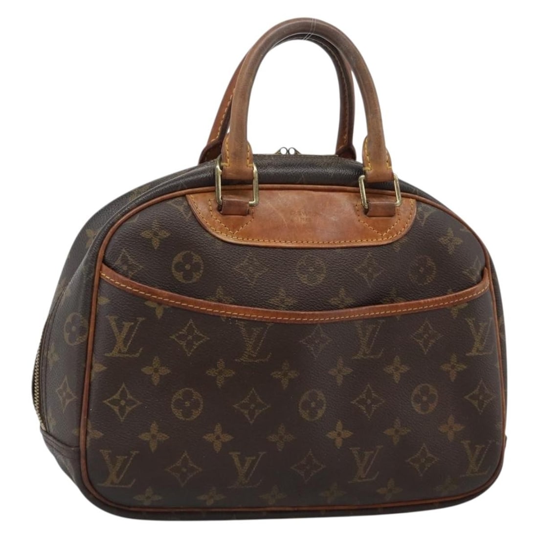 Louis Vuitton M42228 Trouville Monogram Canvas Women's Handbag: Louis Vuitton M42228 Trouville Monogram Canvas Women's Handbag Louis Vuitton Trouville hand bag in Monogram Canvas, made in France. This women's bag features the Monogram exterior color and comes from