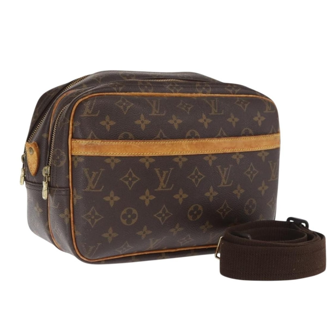 Louis Vuitton Monogram Canvas Reporter PM Shoulder Handbag M45254: Louis Vuitton Monogram Canvas Reporter PM Shoulder Handbag M45254 This is a Louis Vuitton Monogram Reporter PM shoulder bag crafted from monogram canvas. The bag features an adjustable shoulder strap 