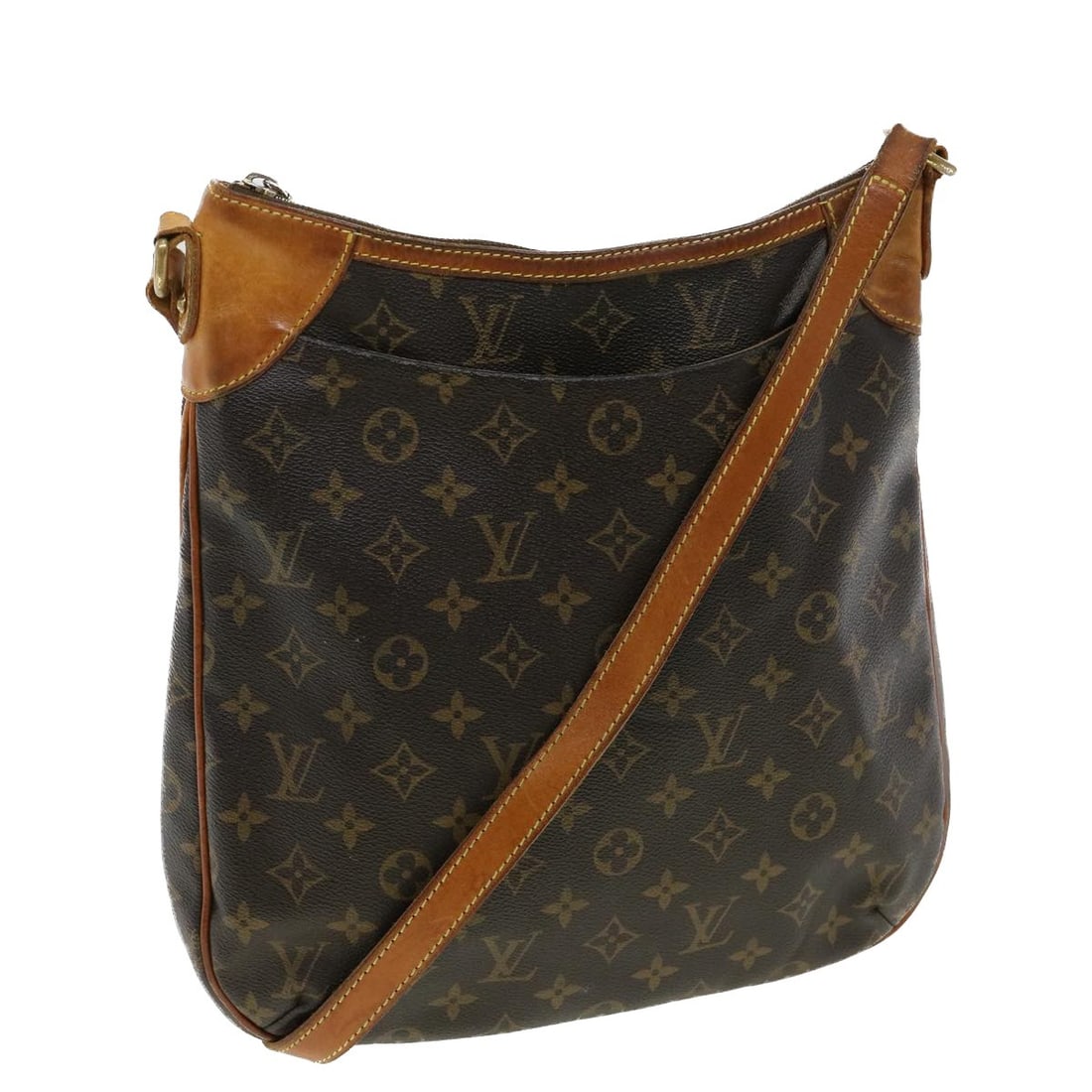 Louis Vuitton M56389 Odeon MM Monogram Canvas Shoulder Bag: Louis Vuitton M56389 Odeon MM Monogram Canvas Shoulder Bag Louis Vuitton Odeon MM shoulder bag in Monogram canvas with an adjustable shoulder strap. This women's bag is made in France and is offered w