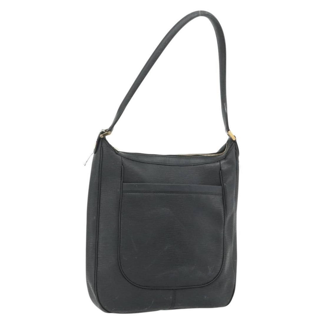 Louis Vuitton M58972 Mazzie black Epi leather shoulder bag: Louis Vuitton M58972 Mazzie black Epi leather shoulder bag Louis Vuitton Mazzie shoulder bag in black Epi leather. This women's shoulder bag is made in France and features a slim profile with a single