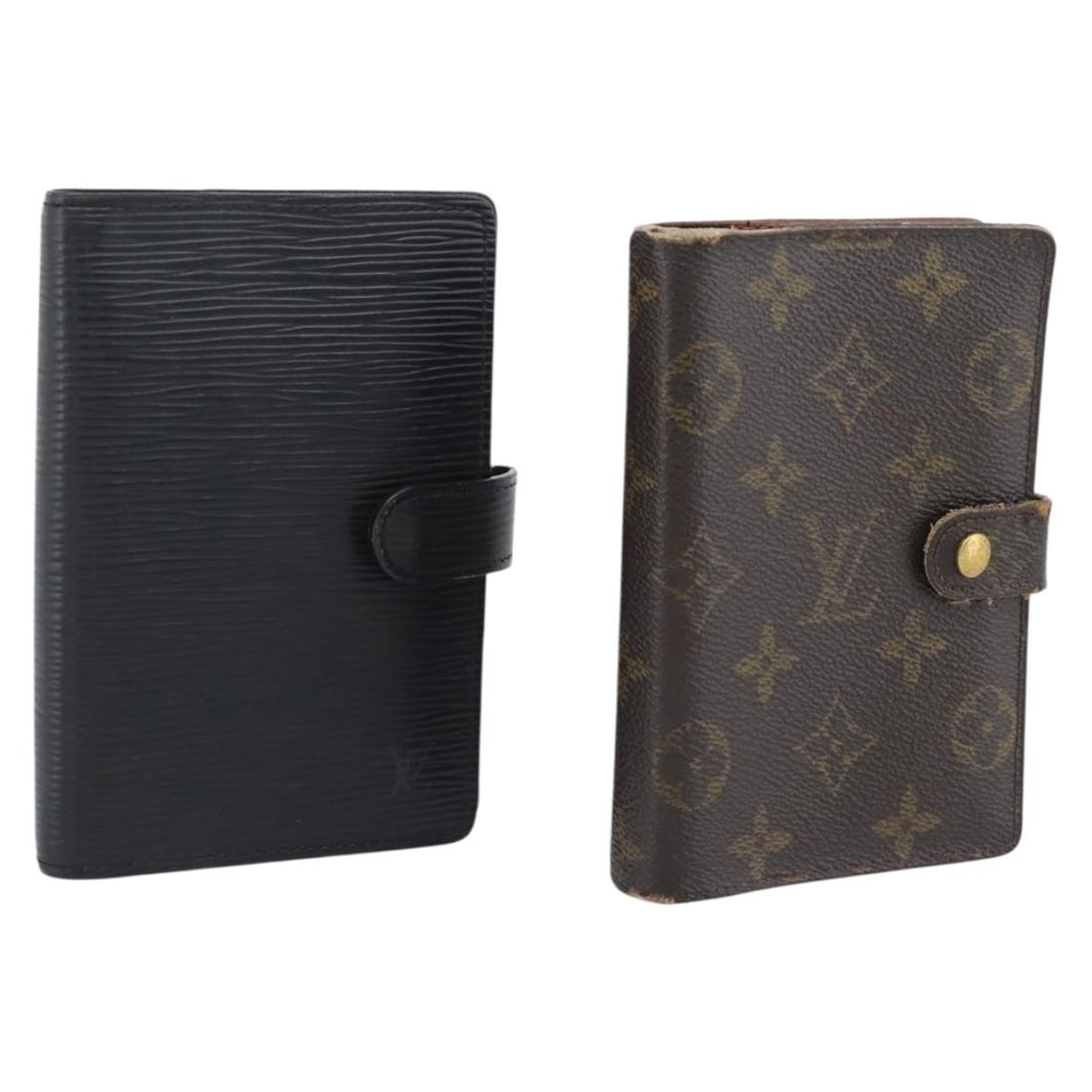 2 Piece Day Planner Cover Set Louis Vuitton Epi Monogram Black: 2 Piece Day Planner Cover Set Louis Vuitton Epi Monogram Black Louis Vuitton Epi Monogram Day Planner Cover 2 Set in black monogram canvas. Made in Spain, this listing is for the item shown in the pho