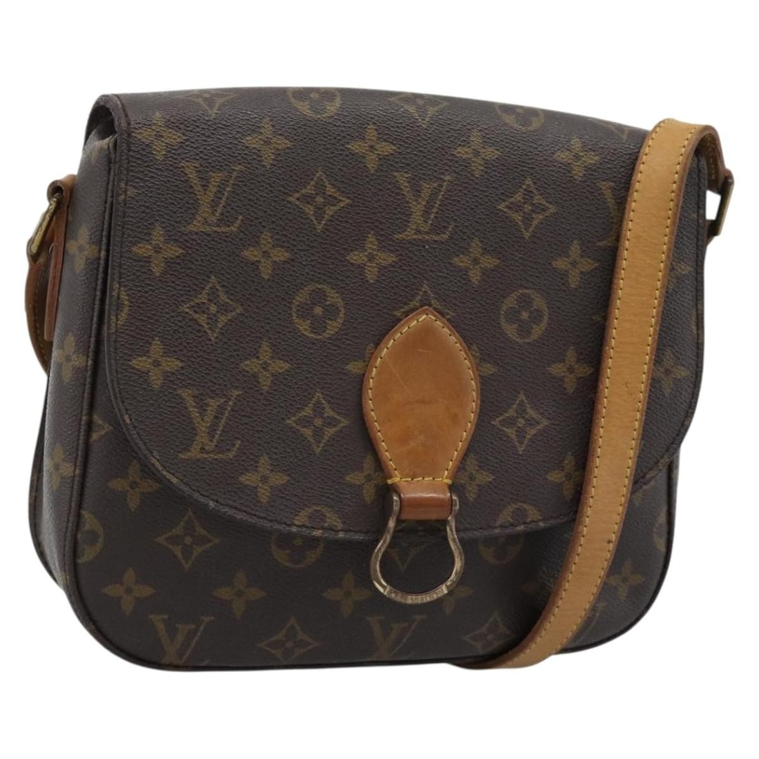 Louis Vuitton M51242 Saint Cloud GM Monogram Canvas Shoulder Bag: Louis Vuitton M51242 Saint Cloud GM Monogram Canvas Shoulder Bag A Louis Vuitton Monogram Saint Cloud GM shoulder bag in Monogram Canvas, made in France. The bag measures approximately W24 cm x H20 cm