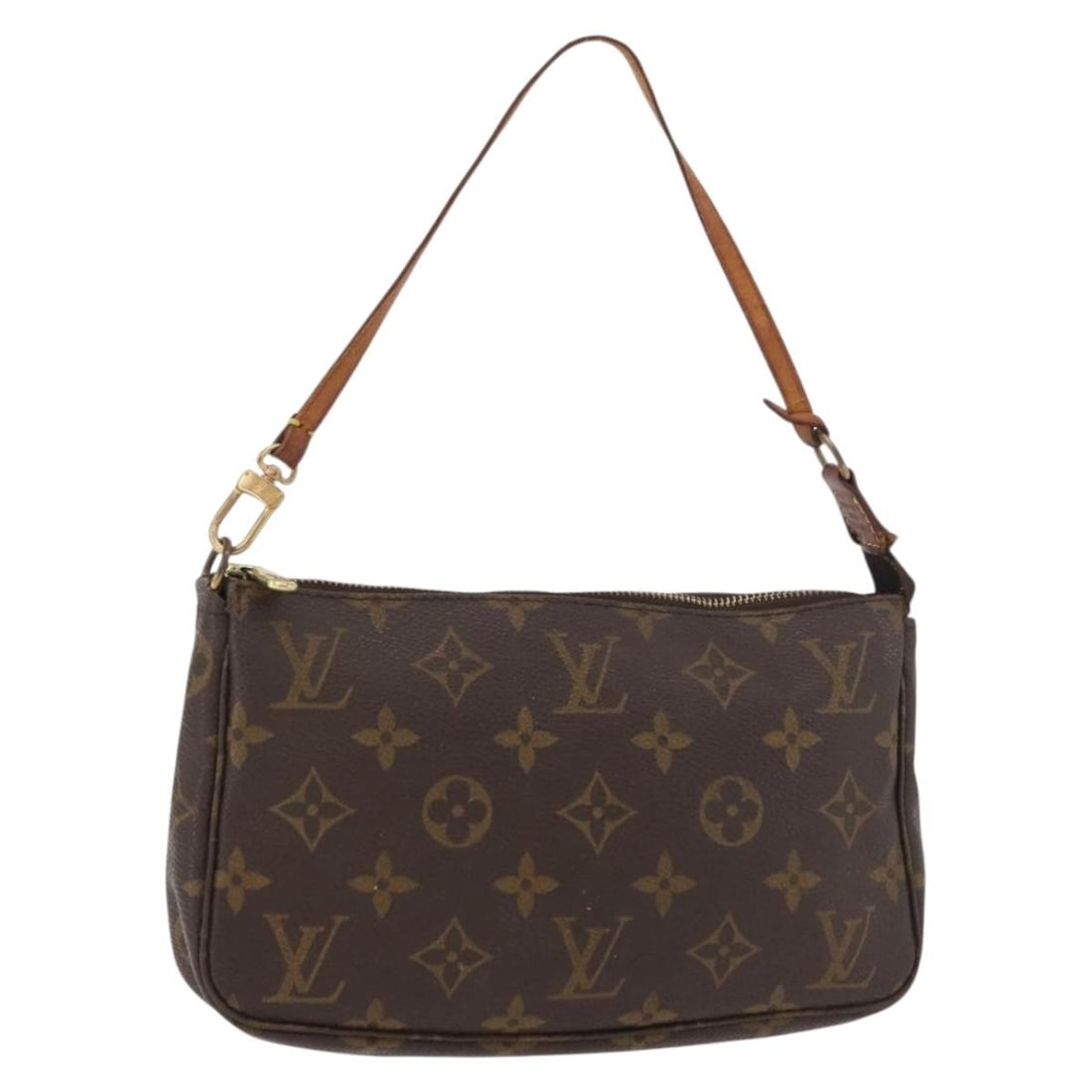 Louis Vuitton M51980 Monogram Canvas Accessory Pouch France: Louis Vuitton M51980 Monogram Canvas Accessory Pouch France Louis Vuitton Monogram Pochette Accessoires accessory pouch in Monogram Canvas, made in France. This women's pouch features the classic Mono