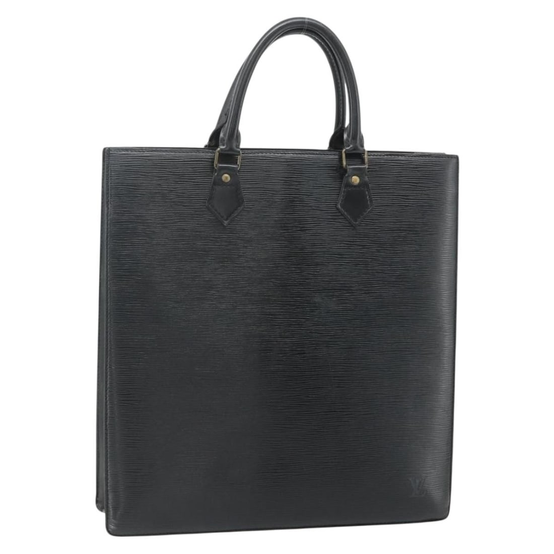 Louis Vuitton M59082 Sac Plat Epi Leather Handbag Black: Louis Vuitton M59082 Sac Plat Epi Leather Handbag Black Louis Vuitton Epi Sac Plat handbag in black Epi leather, made in France. The bag measures approximately W36 cm x H38 cm x D9 cm (W14.2 x H15.0 x