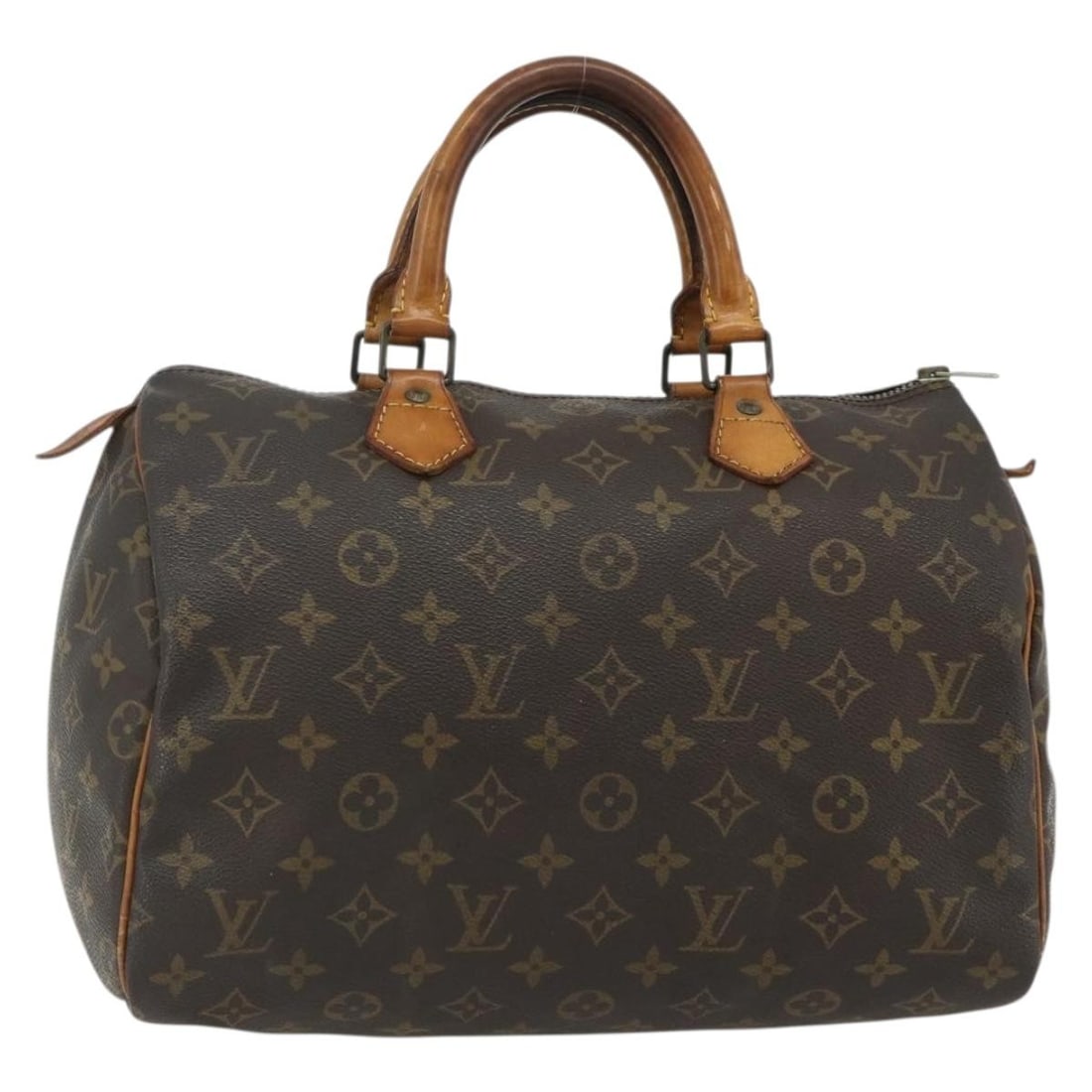 Louis Vuitton M41526 Speedy 30 Monogram Canvas Handbag: Louis Vuitton M41526 Speedy 30 Monogram Canvas Handbag Louis Vuitton Speedy 30 hand bag in Monogram Canvas with the classic Monogram color pattern. Made in France, this item is identified by product n